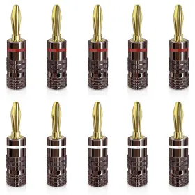 712490488717 KUYIOHIFI Banana Plugs Dual Screw Locking