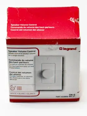AU0050WHV1 LEGRAND Single Speaker Volume Control Wall Dial