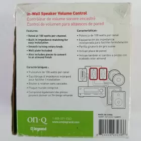 AU0100-WHDM-V1 LEGRAND Wall Speaker Volume Control Box #3