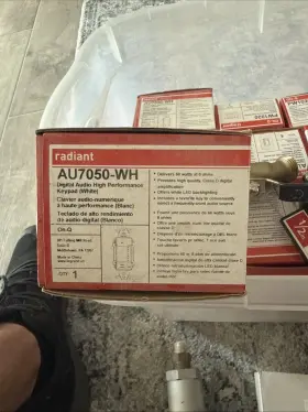 AU7050-WH LEGRAND Amplified Keypad Watts Radiant