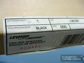 LB32P LEVITON Ceiling Speaker Rough Adapter Bracket #3