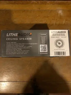 01557 LITHE AUDIO Passive Ceiling Speaker Bathroom Ip #2