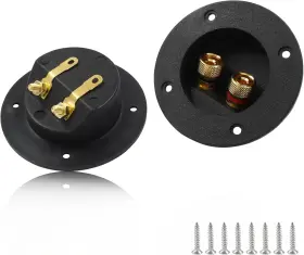 GAOC-0979 LITOEXPE Speaker Box Terminal Cup Round Stereo