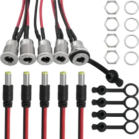 DC-PJSTCAP-M-5S LUORNG Power Jack Socket Male Panel Mount
