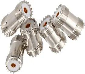 742004368716 LYLGO Uhf Female Coax Cable Adapter Double