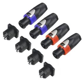 SPEAKER404 MAD OWL Speaker Plug Speakon Connector Jacks Set