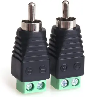 5582728147 MOBOREST Rca Cable Audio Adapter Phono Male Solder