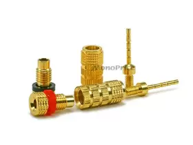 105975 MONOPRICE Speaker Pin Plugs Closed Screw #3