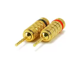105975 MONOPRICE Speaker Pin Plugs Closed Screw