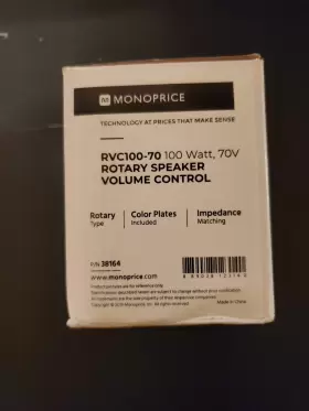 138164 MONOPRICE Rotary Speaker Volume Control