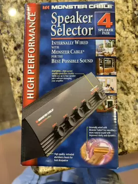 MSS4 MONSTER CABLE Stereo Speaker Selector Distributed Audio