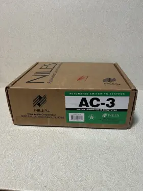 AC-3 NILES Voltage Controlled Outlet Strip Box