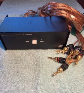 FG00003 NILES Amplifier Speaker Selector Switch Cables Banana