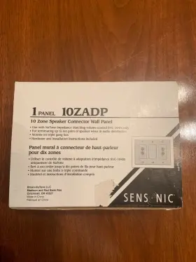 10ZADP NUTONE Speaker Connector Wall Panel