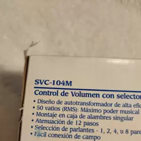 SVC-104M NUTONE Impedance Stereo Speaker Volume Control Peak #3