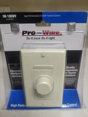 IW-100WV WIRE Pro Wall Rotary Stereo Volume Control