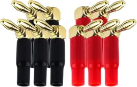 OL-6134-10X ONELINKMORE Banana Plugs Speaker Wire