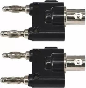 OL1183-2X ONELINKMORE Bnc Female Dual Banana Male Plug Jack #3