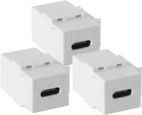 768484617809 OUYFBO Usb Keystone Jack Inserts Module Coupler