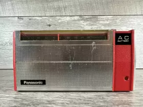 R-1492 PANASONIC Am Transistor Radio Ac Battery #2
