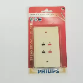 609585123298 PHILIPS Speaker Wall Plate Up Gauge Wire