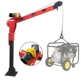 3500LB PISMIRE Folding Crane Electric Winch Steel