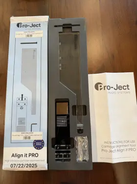 120122296554 PRO-JECT Align Turntable Cartridge Alignment Box