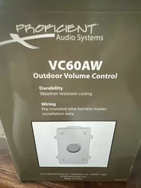 VC60AW PROFICIENT Audio Volume Control Watts #3
