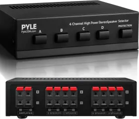 313044761760 PYLE Zone Channel Speaker Switch Selector Box