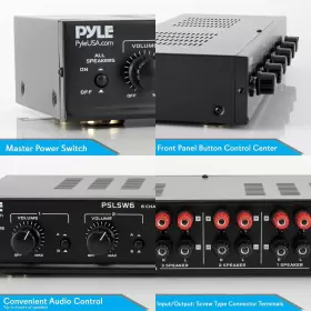 FBA-PSLSW6 PYLE Channel Speaker Selector Switch Zone #3