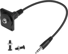 21551 QIANRENON Trs Panel Mount Audio Adaptor Male Female