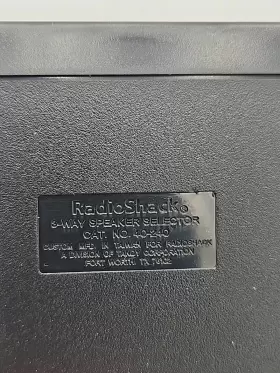 400-0240 RADIOSHACK Stereo Speaker Selector Theater #3