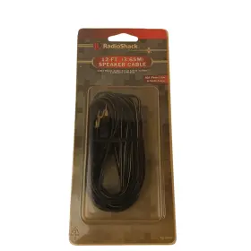 42-2449 RADIOSHACK Speaker Cable Rca Male Spade Tongue Audio