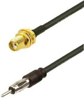 W-0158 REDYUTOU Sma Female Din Plug Am Fm Male Adapter Coax