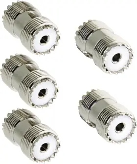 RFA0106 RFADAPTER Barrel Connector Pack Uhf Female Coax