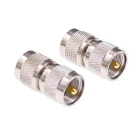 604787207159 RFAHA Uhf Male Rf Coax Adapter Double