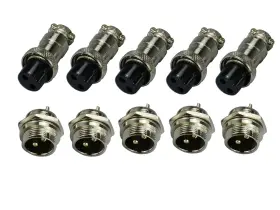 16-2P RIVERWELD Pin Plug Socket Air Connector Male