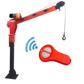 RH-3500LBWX ROCK-HULK Folding Crane Electric Winch Swivel Ste