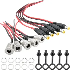 PJSTFPMC-5X2-5 RUIWAER Power Jack Socket Female Panel Mount