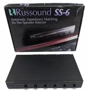 SS-6 RUSSOUND Speaker Selector Automatic Impedance Stereo