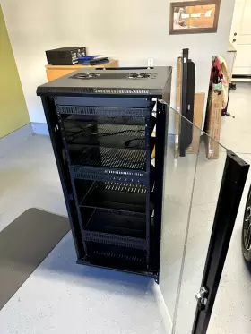 CFR2127 SANUS Tall Audio Video Media Rack #3