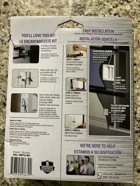 SAL-IWP2-W1 SANUS Legrand Cable Concealer Tv Recessed Recess #3