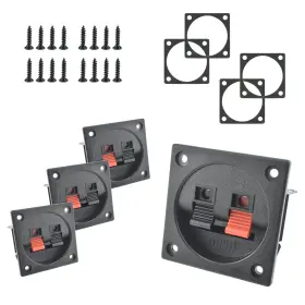 SPEAKERBOX-TERCUP-SQUARE-4P SATUY Speaker Box Terminal Cup