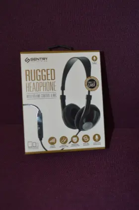 080068402619 SENTRY Volume Control Stereo Headphone