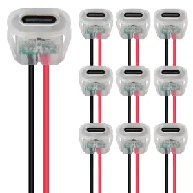 687117774996 SHUTAO Female Usb Connector Led Waterproof