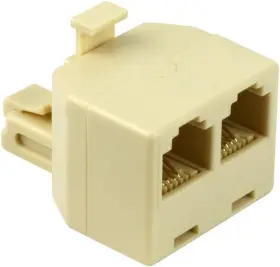 SKY20852 SKYWALKER Telephone Adapter Single Dual Jack