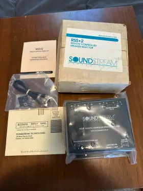 RSS-2 SOUNDSTREAM Remote Controlled Speaker Selector