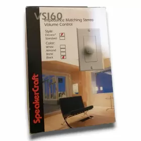 VS160 SPEAKERCRAFT Impedance Decora Stereo Volume Control