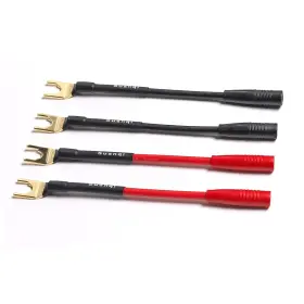 788381001303 SUANQI Spade Plug Female Banana Jack Audio Video