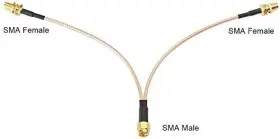 790404670960 SUPERBAT Sma Splitter Cable Male Dual Female #3